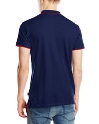 dunkelblaues Polohemd von Wrangler