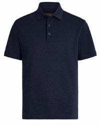 dunkelblaues Polohemd von Zegna