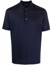 dunkelblaues Polohemd von Zegna