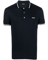 dunkelblaues Polohemd von Zegna