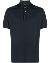 dunkelblaues Polohemd von Zegna