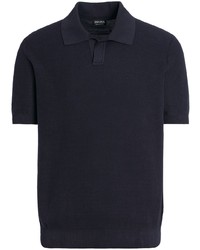 dunkelblaues Polohemd von Zegna