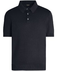 dunkelblaues Polohemd von Zegna