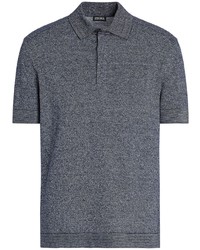 dunkelblaues Polohemd von Zegna