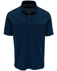 dunkelblaues Polohemd von Zegna