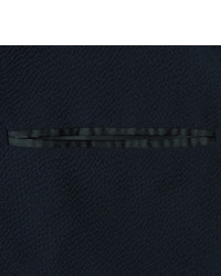 dunkelblaues Sakko aus Seersucker von Giorgio Armani