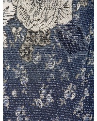 dunkelblaues Sakko mit Blumenmuster von MONA