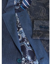 dunkelblaues Sakko mit Flicken von Etro