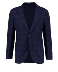 dunkelblaues Sakko mit Karomuster von Hackett London