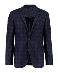 dunkelblaues Sakko mit Karomuster von Sand Copenhagen