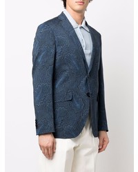 dunkelblaues Sakko mit Paisley-Muster von Etro