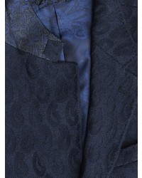 dunkelblaues Sakko mit Paisley-Muster von Etro