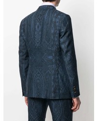 dunkelblaues Sakko mit Paisley-Muster von Etro