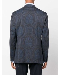 dunkelblaues Sakko mit Paisley-Muster von Etro