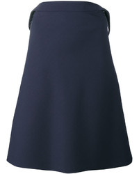 dunkelblaues schwingendes Kleid von Balenciaga