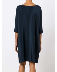 dunkelblaues schwingendes Kleid von Aspesi
