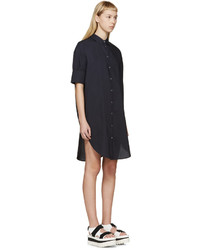 dunkelblaues Shirtkleid von Acne Studios