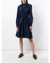 dunkelblaues Shirtkleid von Lanvin