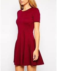 dunkelblaues Skaterkleid von Asos