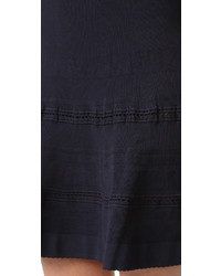 dunkelblaues Strick Kleid von Carven