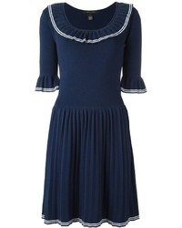 dunkelblaues Strick Kleid von Marc Jacobs