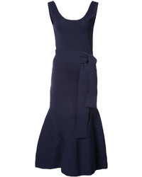 dunkelblaues Strick Kleid von Rebecca Vallance