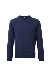 dunkelblaues Strick Sweatshirt