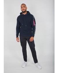 dunkelblaues Sweatshirt von Alpha Industries