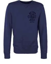 dunkelblaues Sweatshirt von Better Rich