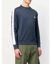 dunkelblaues Sweatshirt von AMI Alexandre Mattiussi