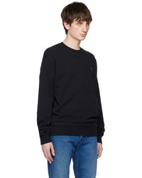 dunkelblaues Sweatshirt von AMI Alexandre Mattiussi