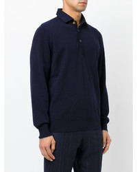 dunkelblaues Sweatshirt von Brunello Cucinelli