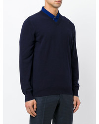 dunkelblaues Sweatshirt von Brunello Cucinelli