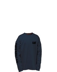 dunkelblaues Sweatshirt von Caterpillar