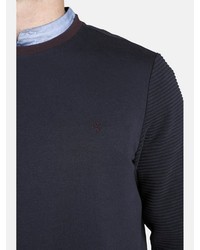 dunkelblaues Sweatshirt von Charles Colby