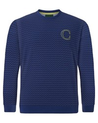 dunkelblaues Sweatshirt von Charles Colby