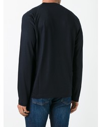 dunkelblaues Sweatshirt von Z Zegna