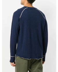 dunkelblaues Sweatshirt von YMC