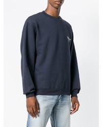 dunkelblaues Sweatshirt von Balenciaga