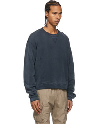 dunkelblaues Sweatshirt von John Elliott