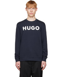 dunkelblaues Sweatshirt von Hugo