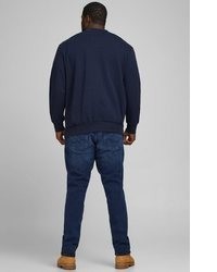 dunkelblaues Sweatshirt von Jack & Jones PlusSize