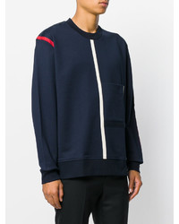 dunkelblaues Sweatshirt von Cédric Charlier