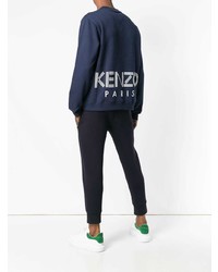 dunkelblaues Sweatshirt von Kenzo