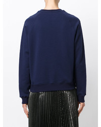 dunkelblaues Sweatshirt von MSGM