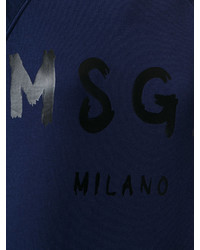 dunkelblaues Sweatshirt von MSGM