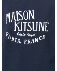 dunkelblaues Sweatshirt von MAISON KITSUNE
