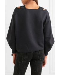 dunkelblaues Sweatshirt von Stella McCartney