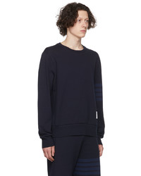 dunkelblaues Sweatshirt von Thom Browne