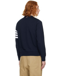 dunkelblaues Sweatshirt von Thom Browne